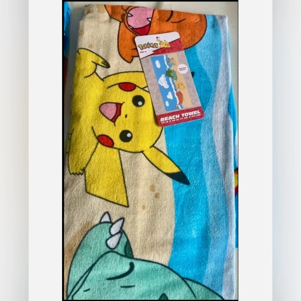 Pokemon beach towel